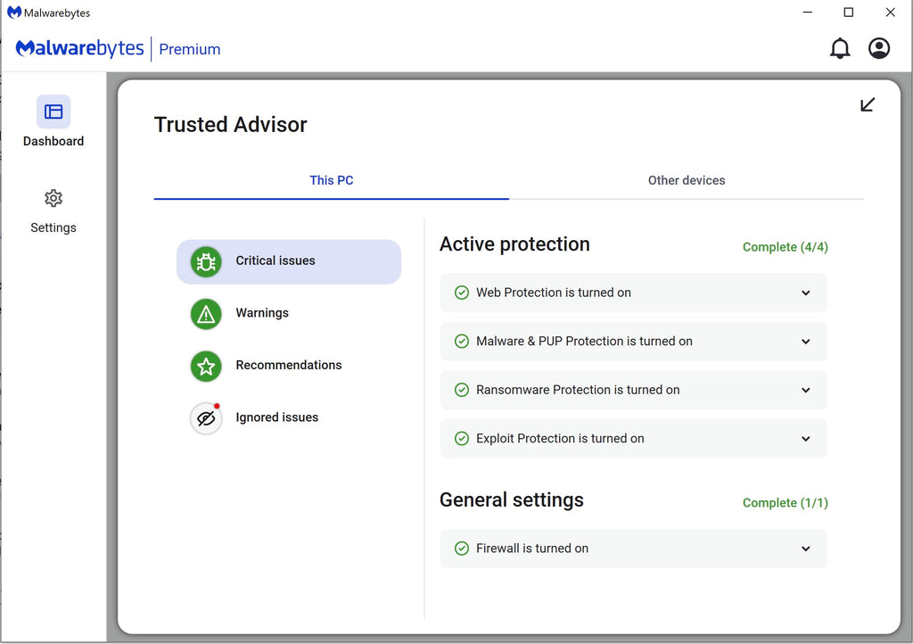 Malwarebytes Premium | 18 Months, 2 Devices | Windows, Mac OS, Android, Apple iOS, Chrome [Online Code]