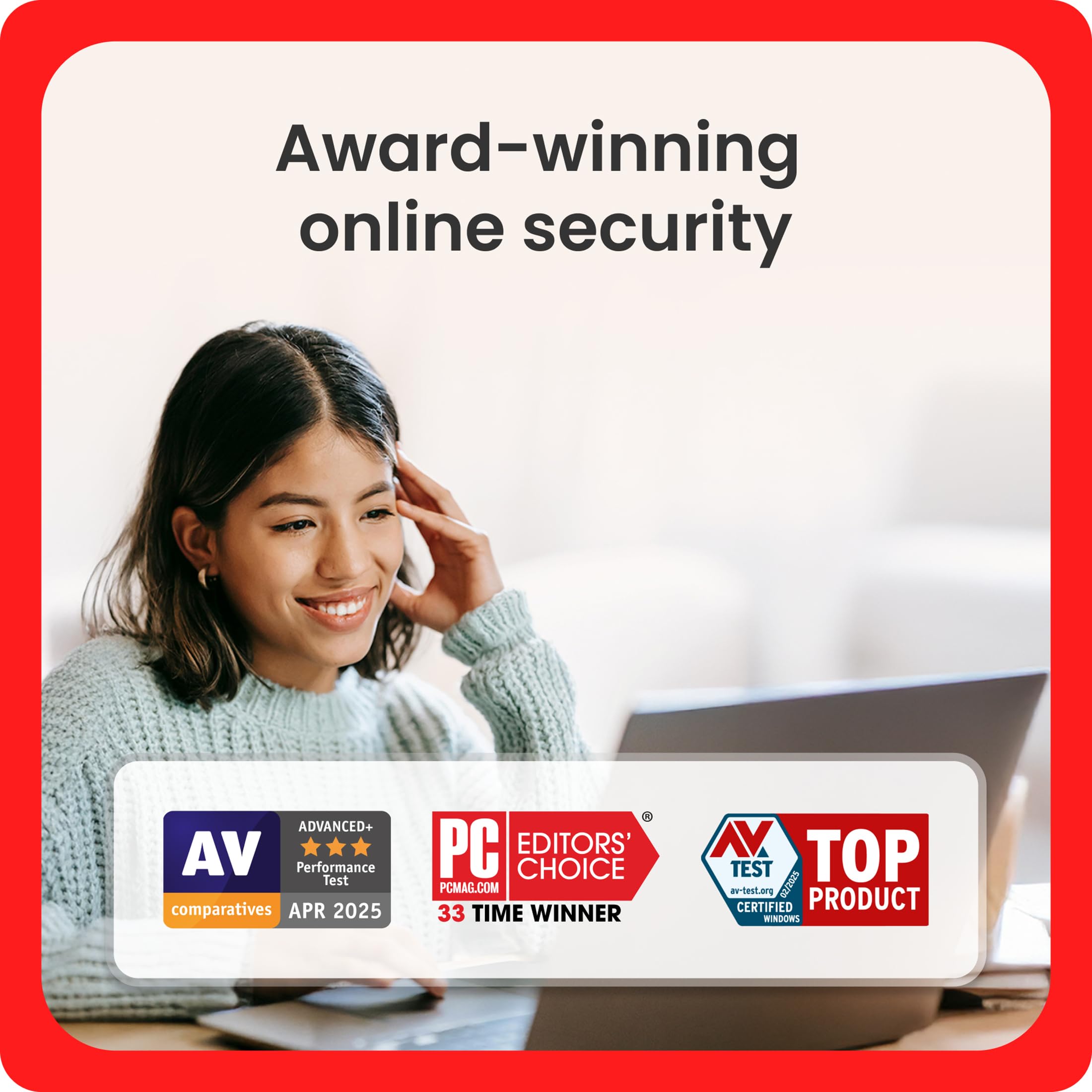 McAfee Total Protection 3-Device | 15 Month Subscription with Auto-Renewal | AI Scam Detection, AntiVirus Software 2026 for Windows PC & Mac, VPN, Password Manager, Identity Monitoring