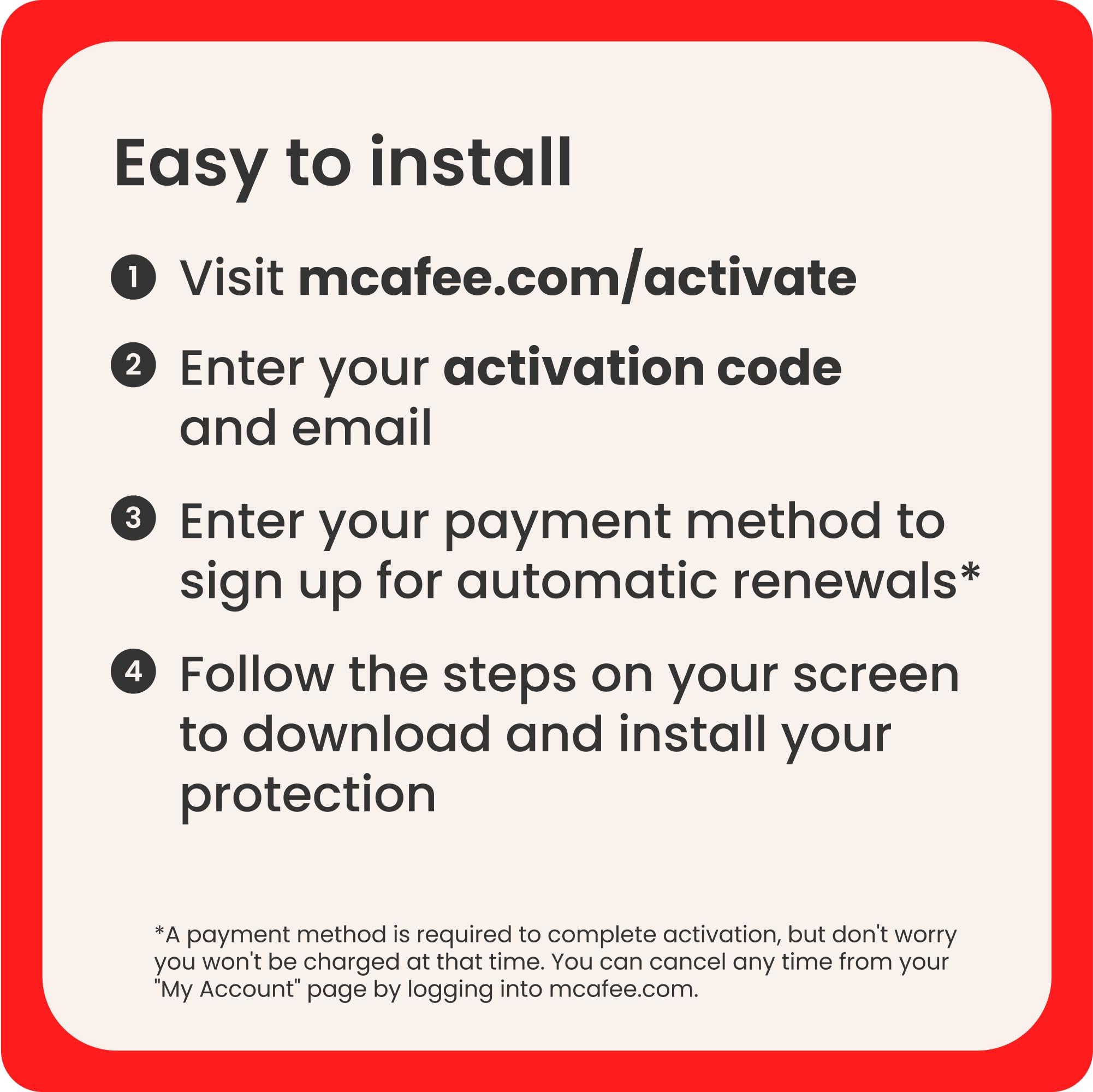 McAfee+ Premium Individual Unlimited Devices | AntiVirus Software 2026 for Windows PC & Mac, AI Scam Detection, VPN, Data Removal, Identity Monitoring |1-Year Subscription with Auto-Renewal | Download