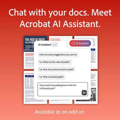 Acrobat Pro | 1-Month Subscription | PDF Software |Convert, Edit, E-Sign, Protect |Activation Required [PC/Mac Online Code]