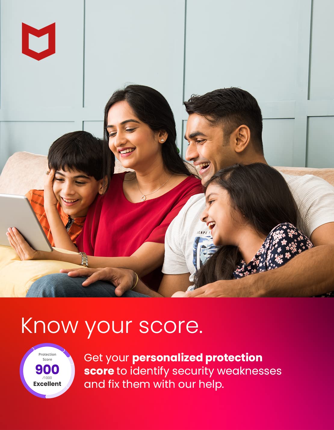 McAfee Total Protection | 3 Device | Antivirus Internet Security Software | VPN, Password Manager, Dark Web Monitoring | 1 Year Subscription | Download Code